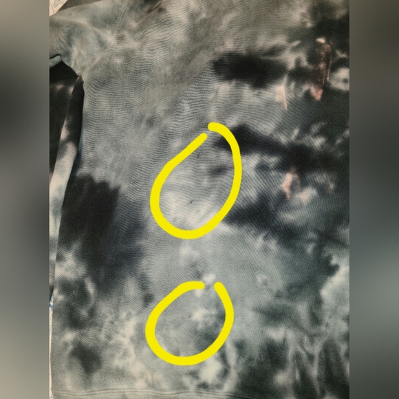 OREN KASH Men's Evolving Pullover Hoodie Tie Dye XL Black Grey White - Picture 10 of 10